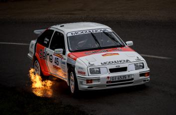 Jordi Ventura-Josep Autet (Ford Sierra RS Cosworth). Rally Costa Brava 2022 (Foto: Josep Maria Montaner)